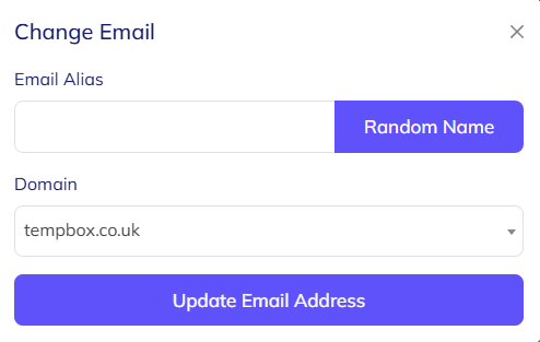 Change email